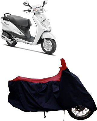 Tricway Two Wheeler Cover for Hero(Duet VX 110CC BS6, Red)