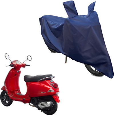 SS FOR YOUR SMART NEEDS Two Wheeler Cover for Piaggio(Vespa LX 125, Blue)