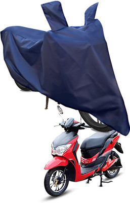 SS FOR YOUR SMART NEEDS Two Wheeler Cover for Hero Electric(Electric Dash, Blue)
