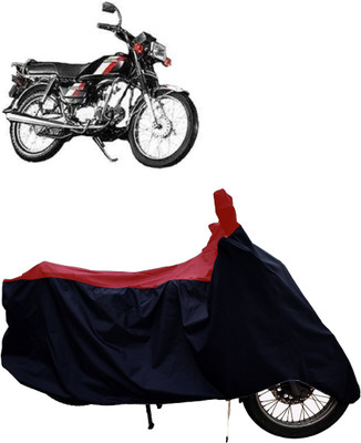 Tricway Two Wheeler Cover for Hero(CD 100 SS, Red)