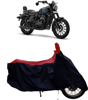 Tricway Two Wheeler Cover for Yezdi(Roadster, Red)