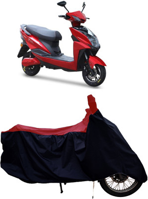 Tricway Two Wheeler Cover for Techo Electra(Raptor BS6, Red)