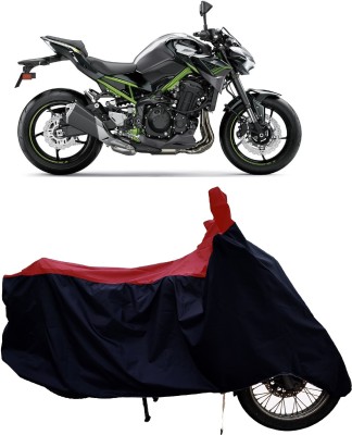 Tricway Two Wheeler Cover for Kawasaki(Z900 BS6, Red)