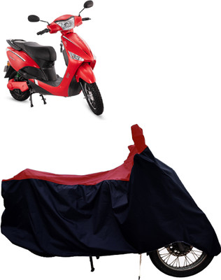 Tricway Two Wheeler Cover for Hero Electric(Electric Optima, Red)