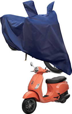 SS FOR YOUR SMART NEEDS Two Wheeler Cover for Piaggio(Vespa LX, Blue)
