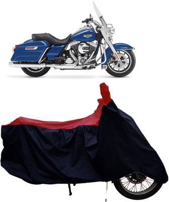 Tricway Two Wheeler Cover for Harley Davidson(Road King, Red)