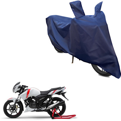 SS FOR YOUR SMART NEEDS Two Wheeler Cover for TVS(Apache RTR 160, Blue)