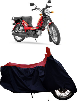 Tricway Two Wheeler Cover for TVS(XL 100 Heavy Duty BS6, Red)