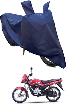 SS FOR YOUR SMART NEEDS Two Wheeler Cover for Bajaj(Platina 100 DTS-i, Blue)