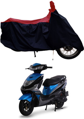 Tricway Two Wheeler Cover for Ampere(REO BS6, Red)