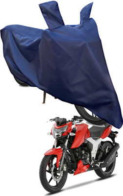 SS FOR YOUR SMART NEEDS Two Wheeler Cover for TVS(Apache RTR 200, Blue)
