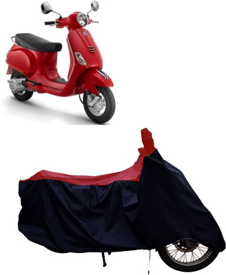 Tricway Two Wheeler Cover for Piaggio(Vespa LX 125, Red)