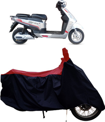 Tricway Two Wheeler Cover for Hero Electric(Electric NYX BS6, Red)