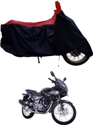 Tricway Two Wheeler Cover for Bajaj(Pulsar 220 DTS-i, Red)