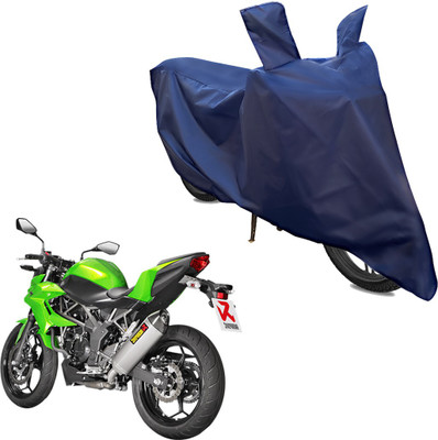 SS FOR YOUR SMART NEEDS Two Wheeler Cover for Kawasaki(Z250, Blue)