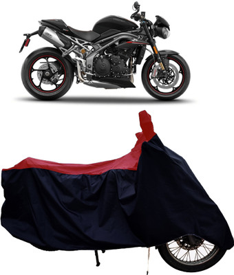 Tricway Two Wheeler Cover for Triumph(Speed Triple BS6, Red)