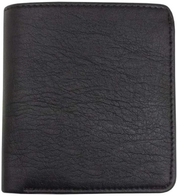 Sonrisa Men Casual Black Artificial Leather Wallet(5 Card Slots)