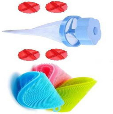 HemCorp Combo BALL 4 PC+Silicone Scrubber 3PC Floating Lint MeshBag Net 1PC Multicolour Detergent Bar(25 g, Pack of 8) HemCorp Combo BALL 4 PC+Silicone Scrubber 3PC Floating Lint MeshBag Net 1PC Multicolour Detergent Bar(25 g, Pack of 8)