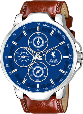 POLO HUNTER PH-8254-BL- BR Modern Collection Analog Watch  - For Men