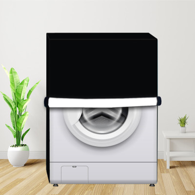 HSENTERPRISES Front Loading Washing Machine  Cover(Width: 55 cm, HS_black_8_0005)