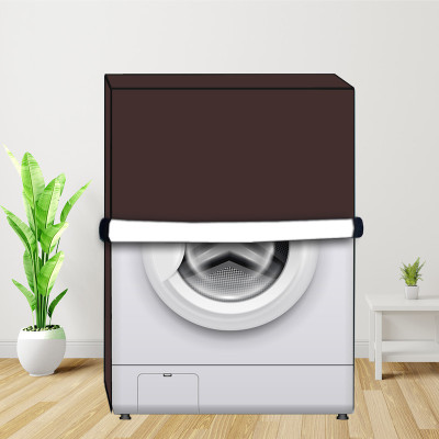 HSENTERPRISES Front Loading Washing Machine  Cover(Width: 46 cm, HS_brown_5.5_0005)