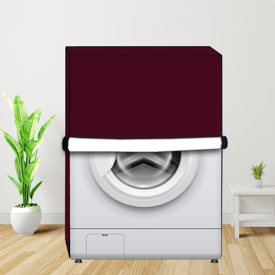 HSENTERPRISES Front Loading Washing Machine  Cover(Width: 61 cm, HS_Maroon_9_0005)
