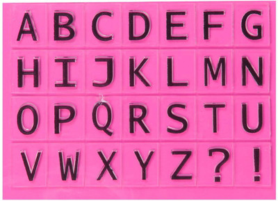 PRANSUNITA Clear Rubber Stamp , Used in Textile & Block Printing, Card & Scrap Booking