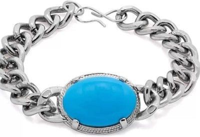 BALODIYA KRAFTS Stainless Steel Silver Bracelet