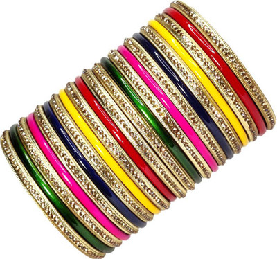 Anshi Creations Lac Bangle Set(Pack of 22)