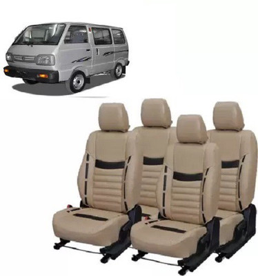 autodesign PU Leather Car Seat Cover For Maruti Omni(Fixed Head Rest, Mono Back Seat, Without Back Seat Arm Rest, 7 Seater)
