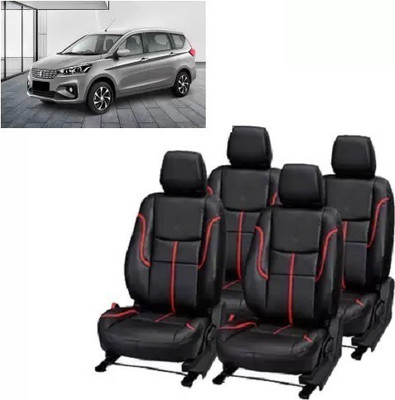 autodesign PU Leather Car Seat Cover For Maruti Ertiga(All Detachable Headrest, Split Back Seat, With Back Seat Arm Rest, 7 Seater, 2 Back Seat Head Rests)