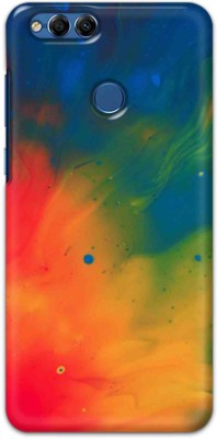 NDCOM Back Cover for Honor 7X Color Spreads Printed(Multicolor, Hard Case, Pack of: 1)