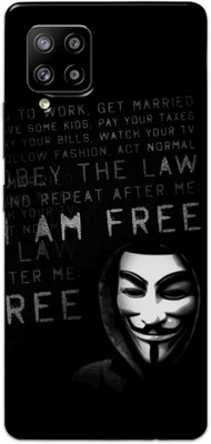 NDCOM Back Cover for Samsung Galaxy M42 5G I Am Free Printed(Multicolor, Hard Case, Pack of: 1)