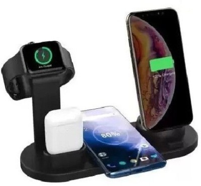MARS 4 in 1 Wireless Charger Compaitable For Smart Phone, Smart Watch and Airpods Pro Charging Pad
