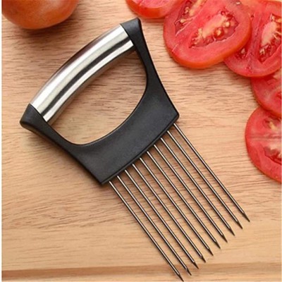 Aryamurti Food Slice Assistant - Kitchen Gadgets,Ten Prongs Vegetable Chopper Vegetable & Fruit Slicer(1)