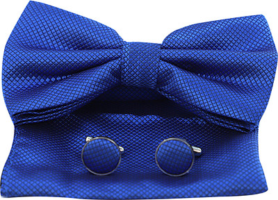 Peednam Silk Tie & Cufflink(Blue)