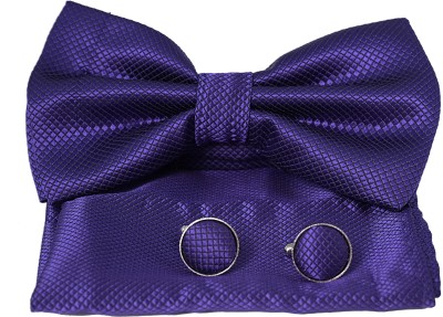 StyleRide Satin Tie & Cufflink(Purple)