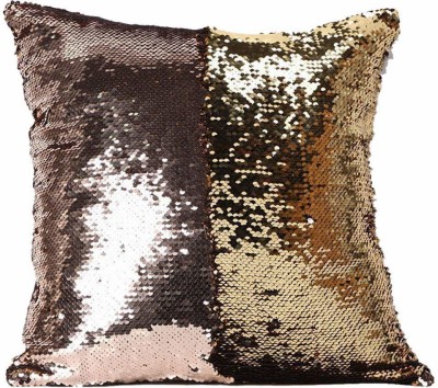 FYUGO Sequin Cushions Cover(5 cm*40 cm, Brown)