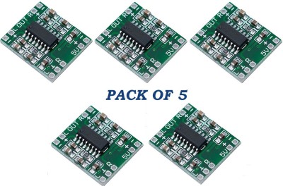 3REE 5 PCS PAM8403 2x 3W Mini Digital Power Amplifier Board AMP Class D 2.5-5V Input Electronic Components Electronic Hobby Kit