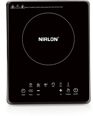NIRLON Feather Touch, High Quality Induction Oven Instant Heat Fully Automatic, 2000w Induction Cooktop (Black, Touch Panel)