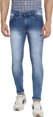 Routeen Tapered Fit Men Blue Jeans