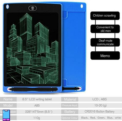 Ephemeral LCD Writing 8.5 Inch Tablet Electronic Writing -46(Red)