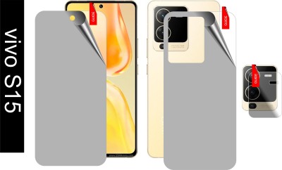 Polenta Front and Back Tempered Glass for vivo S15(Pack of 3)