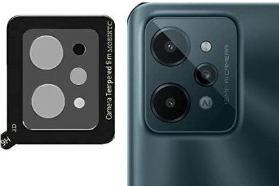Casesily Front Camera Lens Glass Protector for Realme C31 Scratch Resistant Edge to Edge Curved(Pack of: 1)