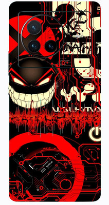 BUGGU VIVO X80 5G, vivo x80 5g Mobile Skin(Red Graffiti Skin With High Matte Finish.)