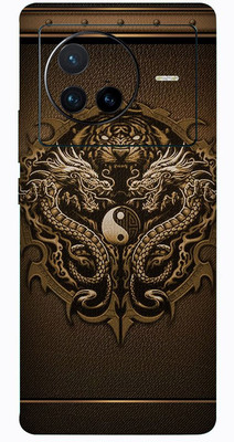 BUGGU VIVO X80 5G, vivo x80 5g Mobile Skin(Ethnic Door Skin With High Matte Finish.)