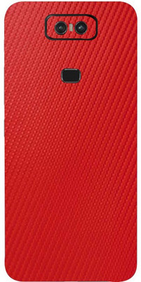 AsSkin Asus 6Z Mobile Skin(Ultra Super Red Carbon Fiber Skin With High Gloss Finish).)