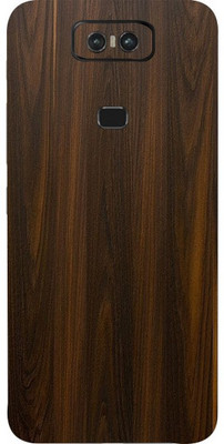 AsSkin Asus 6Z Mobile Skin(Ultra Super Mahogany Wood Skin With High Gloss Finish).)