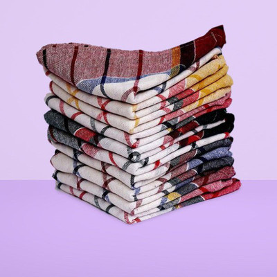 Ninki Fresh Basic Use Multicolor Cloth Napkins(12 Sheets)
