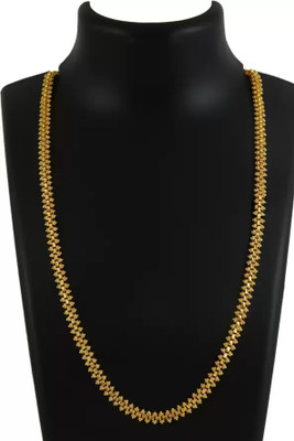 LABHUBAMON Neck chain for mens and chain for boy gold plated Gold-plated Plated Copper Chain
